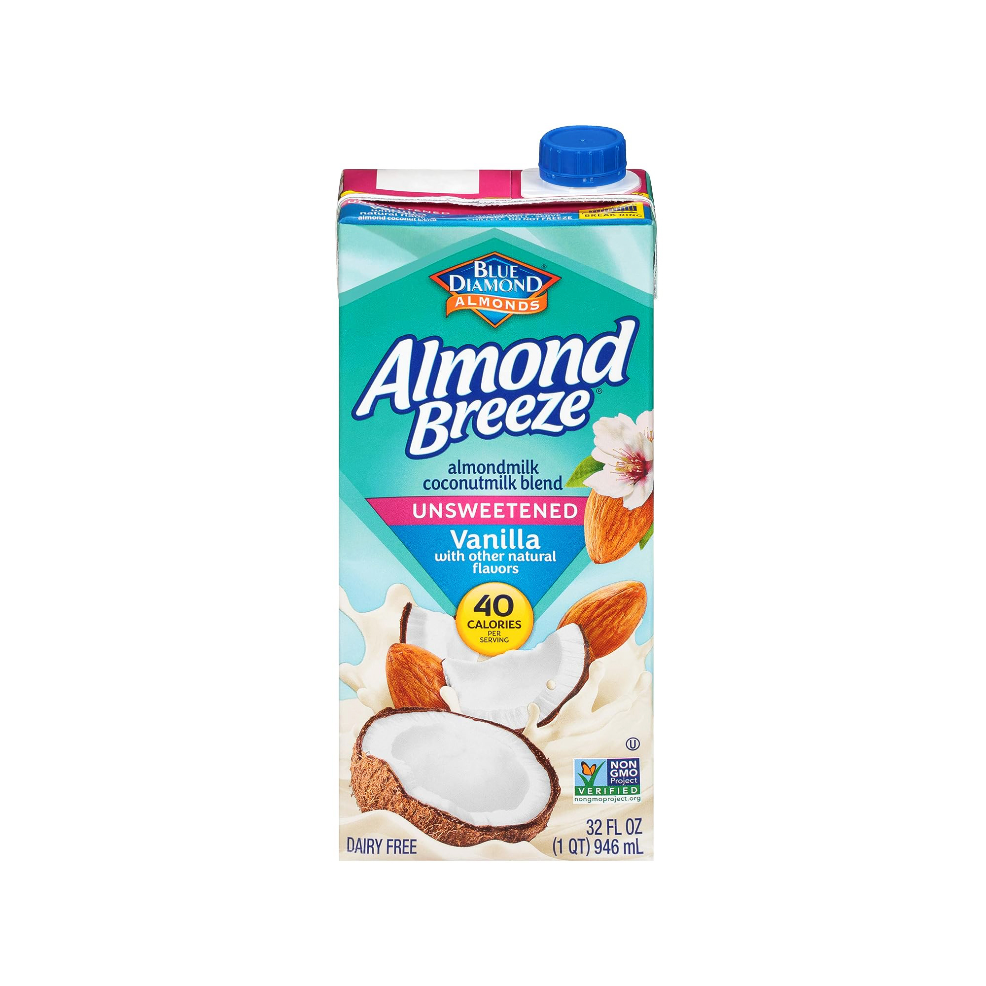Blue Diamond Unsweetened Vanilla Almond Coconut Milk 946 ml