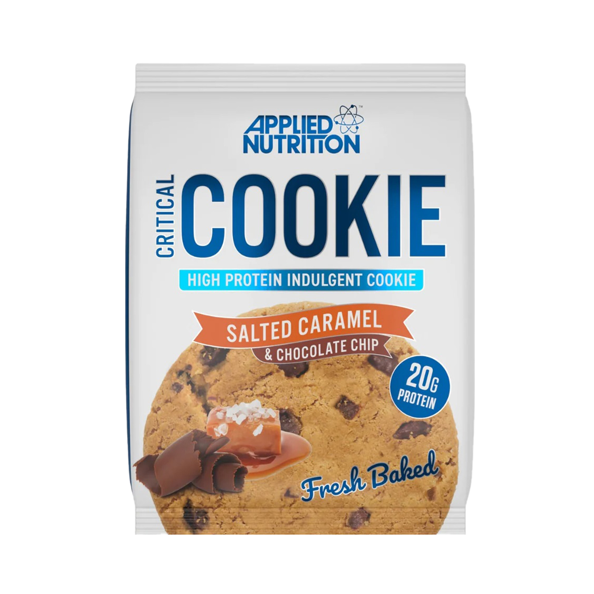 APPLIED NUTRITION PROTEIN CRITICAL COOKIE SALTED CARAMEL CHOCOLATE CHIP 85G 20G PROTEIN