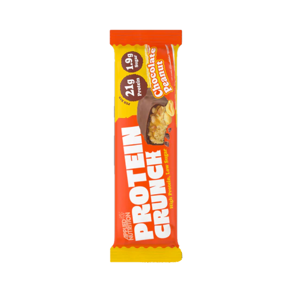 APPLIED NUTRITION Protein Crunch Bar Milk Chocolate Peanut 65g 21g protein