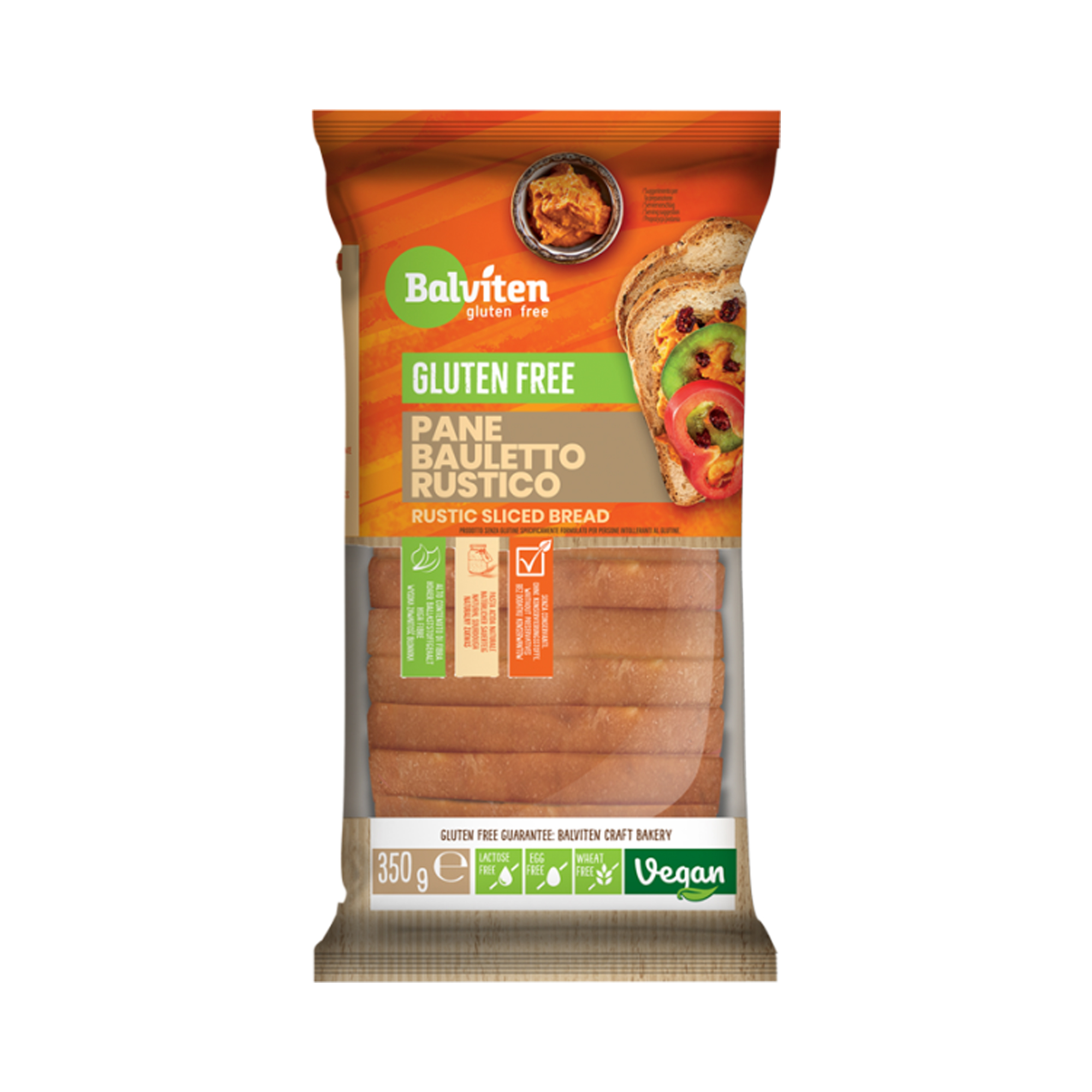 Balviten Pane Bauletto Rustico 350 g