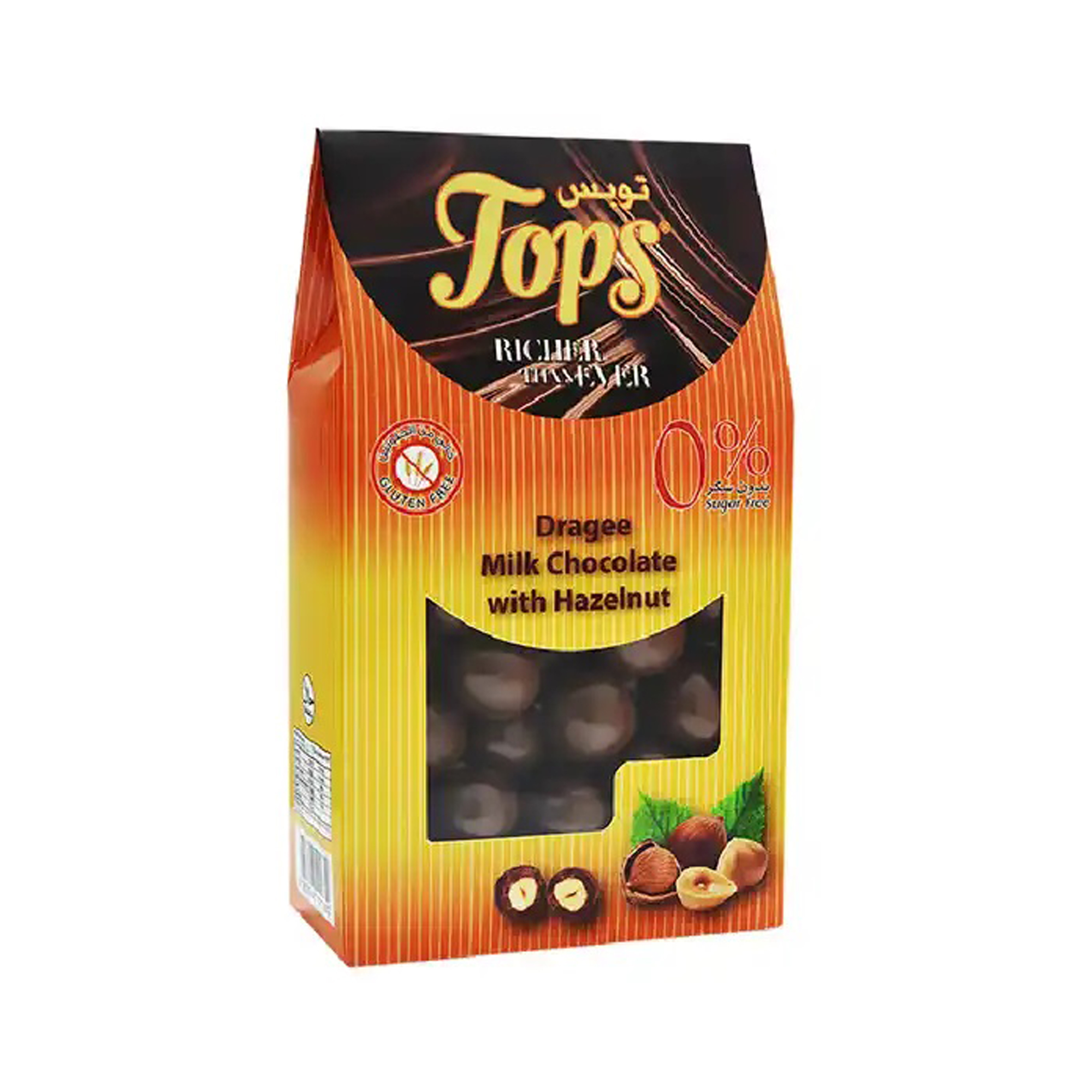 TOPS Milk Chocolate And Hazelnut 175 g