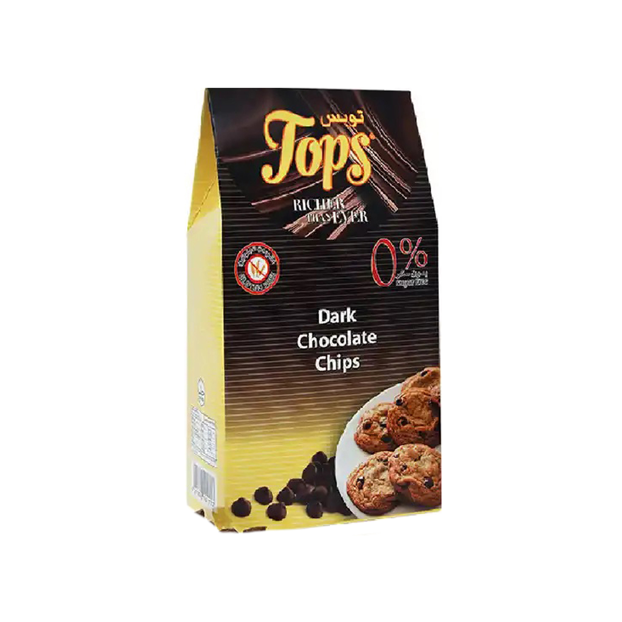 TOPS Dark Chocolate Chips 70% 200 g