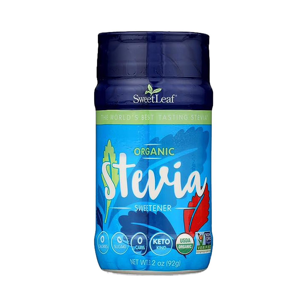 SweetLeaf Organic Stevia Shaker Jar, 230 Servings