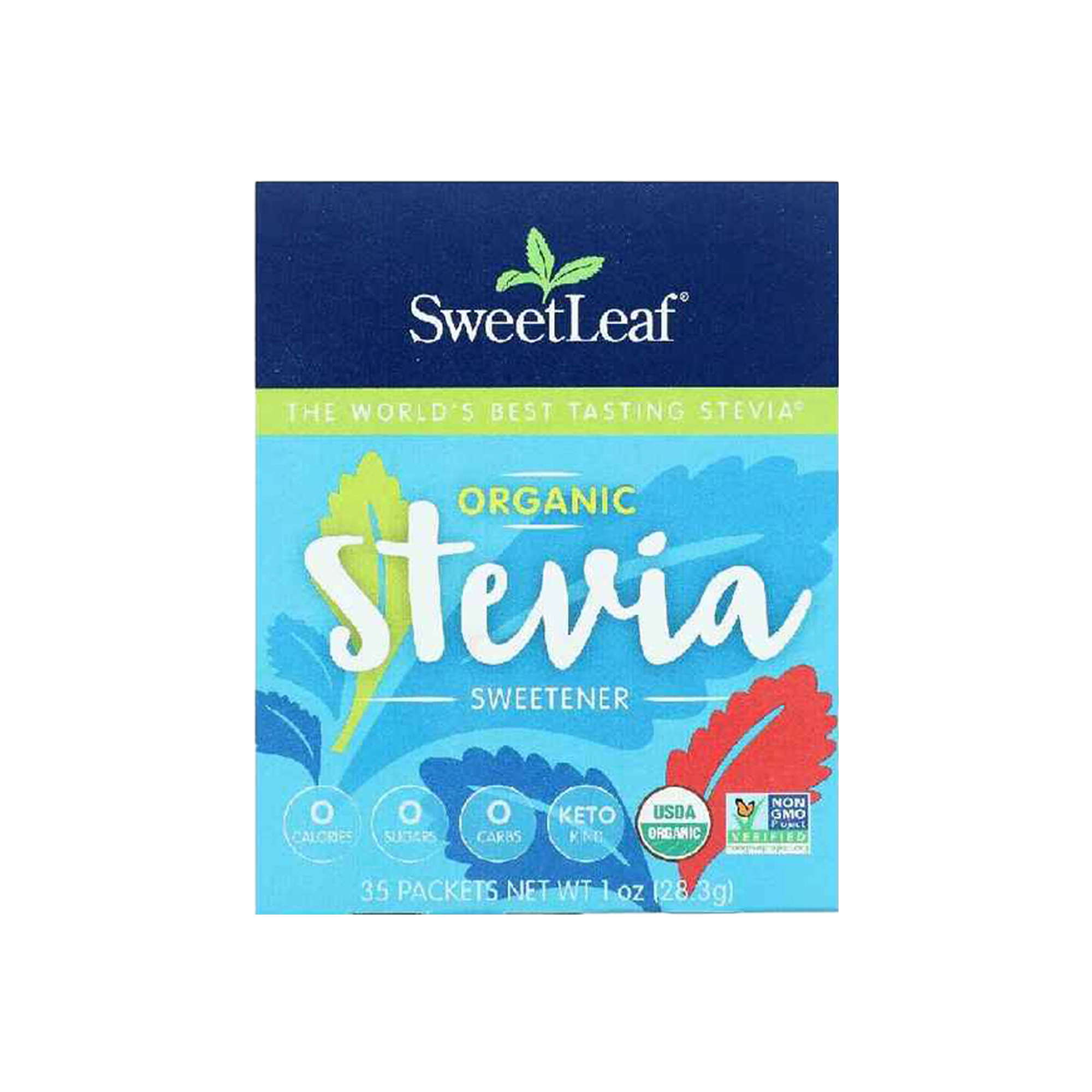 SweetLeaf Organics Stevia Sweetener 35 Pcs