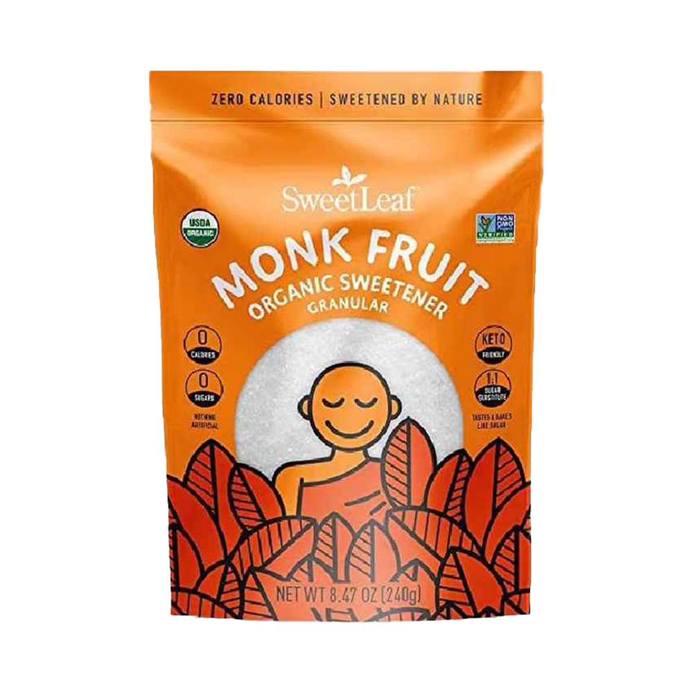 Sweet Leaf Organic Monk Fruit Sweetener 240g