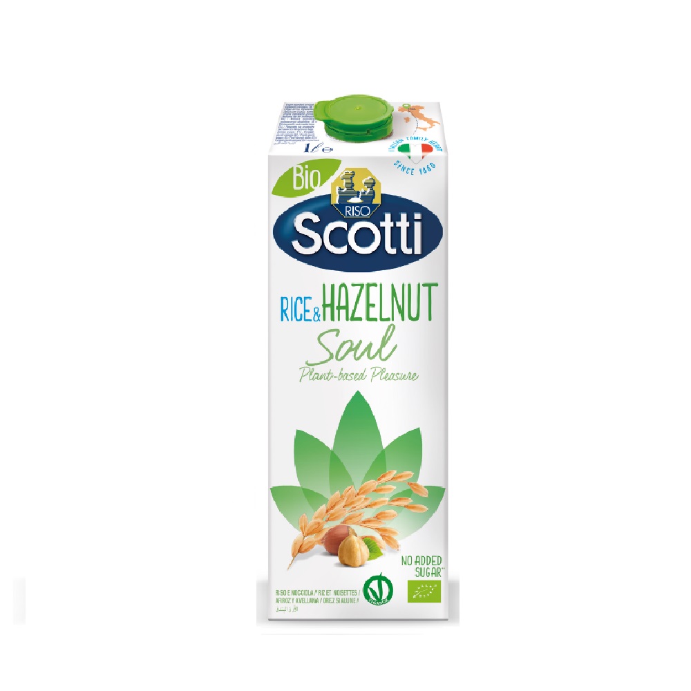 Scotti RICE DRINK WITH HAZELNUT 1L