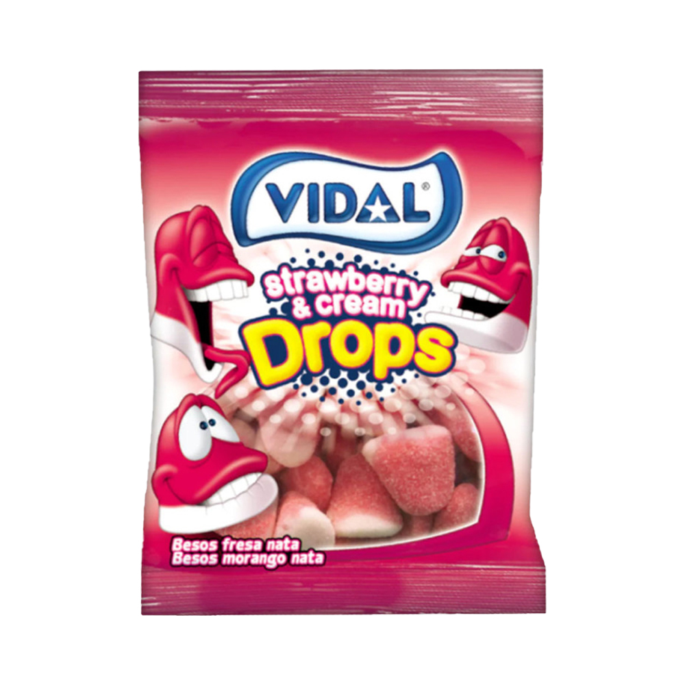 VIDAL Gummi strawberry and cream flavor 100 g
