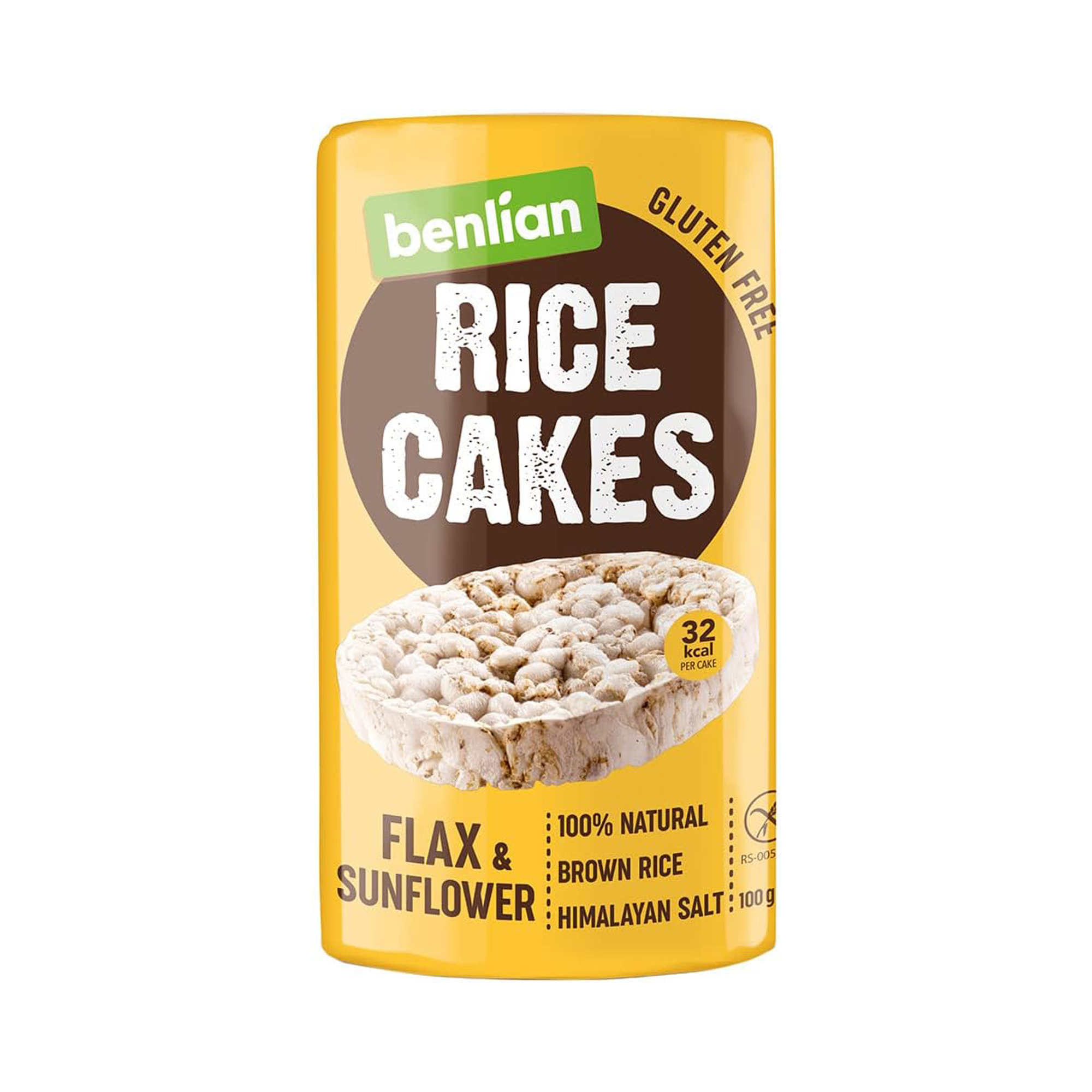 Benlian Flaxseed And Sunflowe Rice Cake 100g