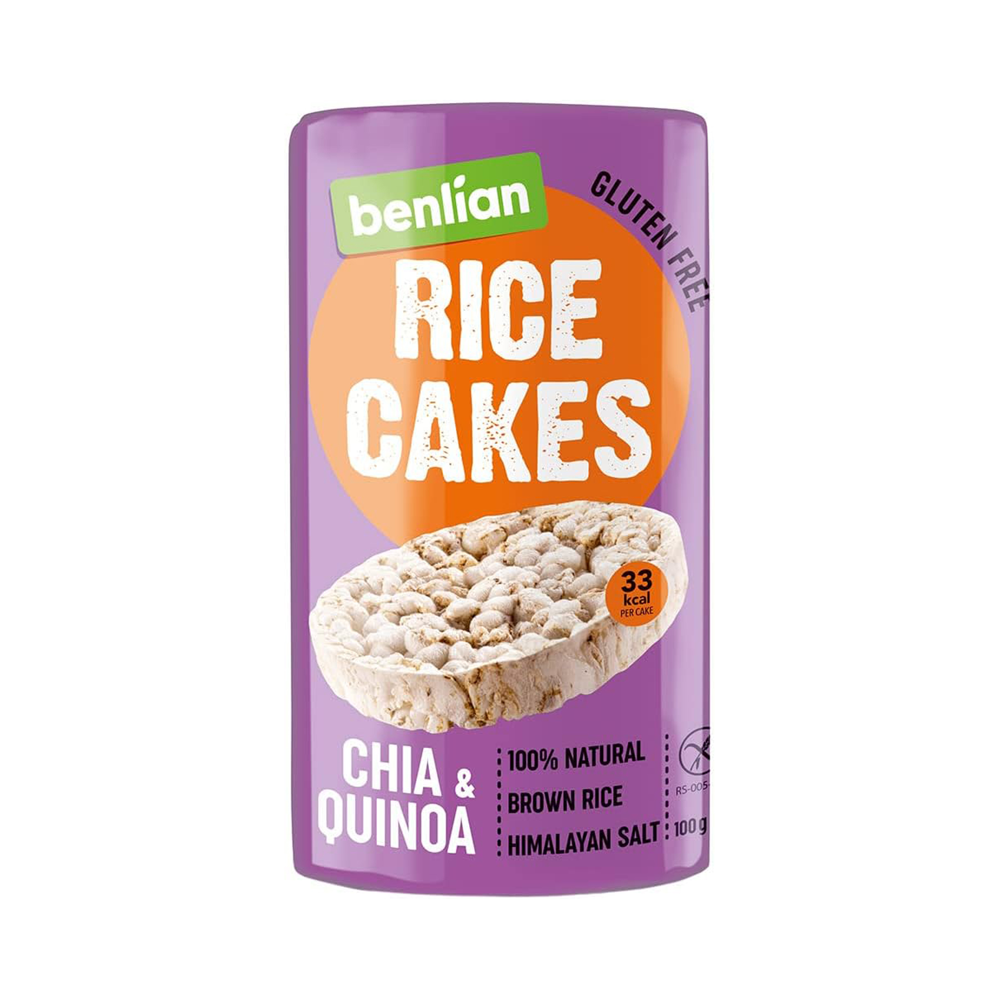 Benlian Rice Cake With Chia Seeds And Quinoa 100g
